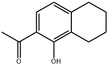 1-(1-HYDROXY-5,6,7,8-TETRAHYDRO-NAPHTHALEN-2-YL)-ETHANONE Structural