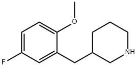 3-(5-FLUORO-2-METHOXY-BENZYL)-PIPERIDINE