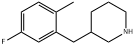 3-(5-FLUORO-2-METHYL-BENZYL)-PIPERIDINE