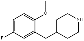 4-(5-FLUORO-2-METHOXY-BENZYL)-PIPERIDINE Structural