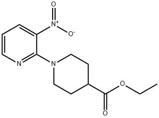 Ethyl 1-(3-nitropyridin-2-yl)-piperidine-4-carboxylate Structural