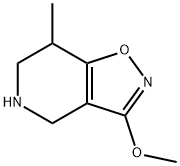 Isoxazolo[4,5-c]pyridine, 4,5,6,7-tetrahydro-3-methoxy-7-methyl- (9CI) Structural