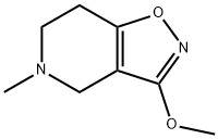 Isoxazolo[4,5-c]pyridine, 4,5,6,7-tetrahydro-3-methoxy-5-methyl- (9CI) Structural