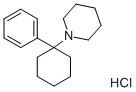 PHENCYCLIDINE HYDROCHLORIDE Structural