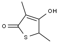 4-HYDROXY-3,5-DIMETHYL-5H-THIOPHEN-2-ONE Structural