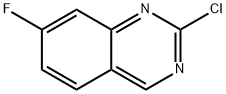 2-Chloro-7-fluoroquinazoline Structural