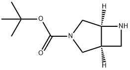 (S,S)-3-BOC-3,6-DIAZABICYCLO[3.2.0]HEPTANE Structural