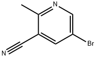 5-BroMo-2-Methylnicotinonitrile Structural