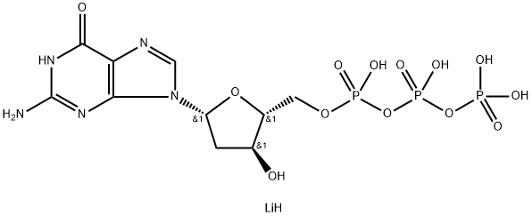 2'-DEOXYGUANOSINE 5'-TRIPHOSPHATE DILITHIUM SALT Structural