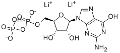 GUANOSINE 5'-DIPHOSPHORIC ACID DILITHIUM SALT Structural