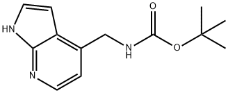 TERT-BUTYL(1H-PYRROLO[2,3-B]PYRIDIN-4-YL)METHYLCARBAMATE Structural
