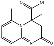 4,6-DIMETHYL-2-OXO-3,4-DIHYDRO-2 H-PYRIDO[1,2-A ]PYRIMIDINE-4-CARBOXYLIC ACID Structural