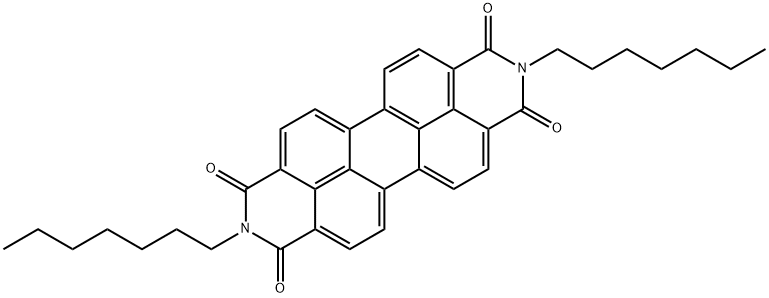 N,N'-DI(N-HEPTYL)-PERYLENE-TETRACARBONIC ACID, DIAMIDE Structural