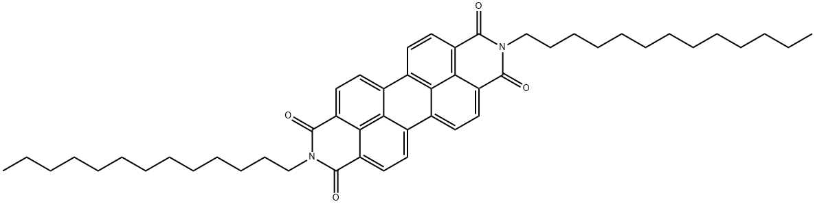 N,N'-DITRIDECYLPERYLENE-3,4,9,10-TETRACARBOXYLIC DIIMIDE Structural