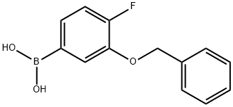 3-(Benzyloxy)-4-fluorophenylboronic acid Structural