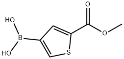 5-(Methoxycarbonyl)thiophen-3-ylboronic acid Structural