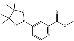 2-(Methoxycarbonyl)-4-pyridineboronic acid, pinacol ester Structural