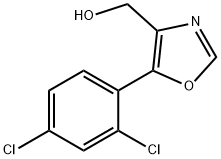 5-(2,4-Dichlorophenyl)-4-hydroxymethyloxazole Structural