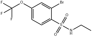 2-Bromo-N-ethyl-4-(trifluoromethoxy)benzenesulfonamide