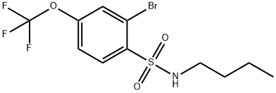 2-Bromo-N-butyl-4-(trifluoromethoxy)benzenesulfonamide