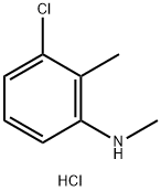 N-Methyl 3-chloro-2-methylaniline, HCl Structural