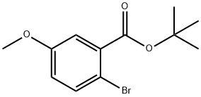 tert-Butyl 2-bromo-5-methoxybenzoate Structural