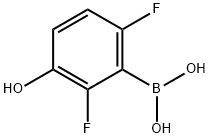 2,6-Difluoro-3-hydroxybenzeneboronic acid Structural