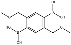 2,5-Bis(methoxymethyl)-1,4-phenylenediboronic acid Structural