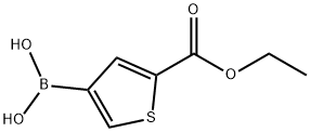 5-(ethoxycarbonyl)thiophen-3-ylboronic acid Structural