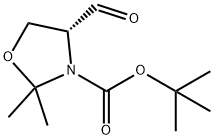 TERT-BUTYL (R)-(+)-4-FORMYL-2,2-DIMETHYL-3-OXAZOLIDINECARBOXYLATE Structural