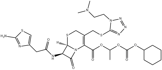 CefotiaM Hexetil Hydrochloride Structural