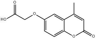 [(4-methyl-2-oxo-2H-chromen-6-yl)oxy]acetic acid Structural