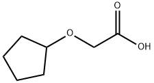 (cyclopentyloxy)acetic acid Structural