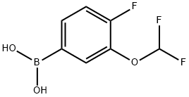 3-difluoromethoxy-4-fluoro-benzeneboronic acid