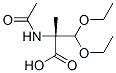 Alanine,  N-acetyl-2-(diethoxymethyl)- Structural