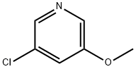 3-Chloro-5-methoxypyridine Structural