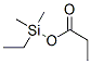 Silanol,  1-ethyl-1,1-dimethyl-,  1-propanoate Structural