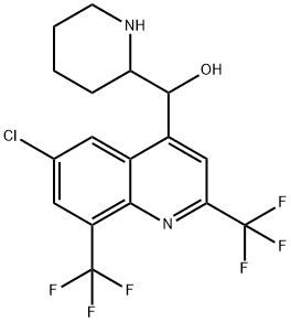 (6-CHLORO-2,8-BIS(TRIFLUOROMETHYL)QUINOLIN-4-YL)(PIPERIDIN-2-YL)METHANOL