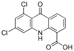 4-Acridinecarboxylic  acid,  6,8-dichloro-9,10-dihydro-9-oxo-