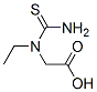 Glycine, N-(aminothioxomethyl)-N-ethyl- (9CI) Structural