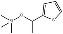 Thiophene,  2-[1-[(trimethylsilyl)oxy]ethyl]- Structural
