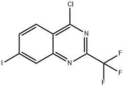 QUINAZOLINE, 4-CHLORO-7-IODO-2-(TRIFLUOROMETHYL)-