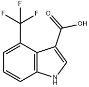 1H-INDOLE-3-CARBOXYLIC ACID,4-(TRIFLUOROMETHYL)-