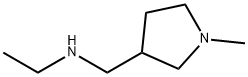 N-[(1-Methyl-3-pyrrolidinyl)methyl]-1-ethanamine Structural