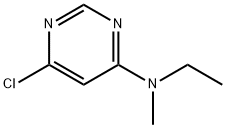 6-CHLORO-N-ETHYL-N-METHYL-4-PYRIMIDINAMINE Structural