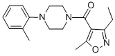 Methanone, (3-ethyl-5-methyl-4-isoxazolyl)[4-(2-methylphenyl)-1-piperazinyl]-