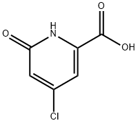 4-Chloro-6-hydroxypyridine-2-carboxylic acid Structural