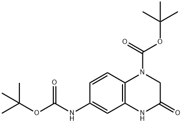 4-BOC-7-BOCAMINO-3,4-DIHYDROQUINOXALIN-2-ONE