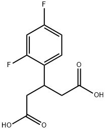 3-(2,4-DIFLUOROPHENYL)PENTANEDIOIC ACID