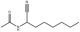 Acetamide,  N-(1-cyanoheptyl)- Structural
